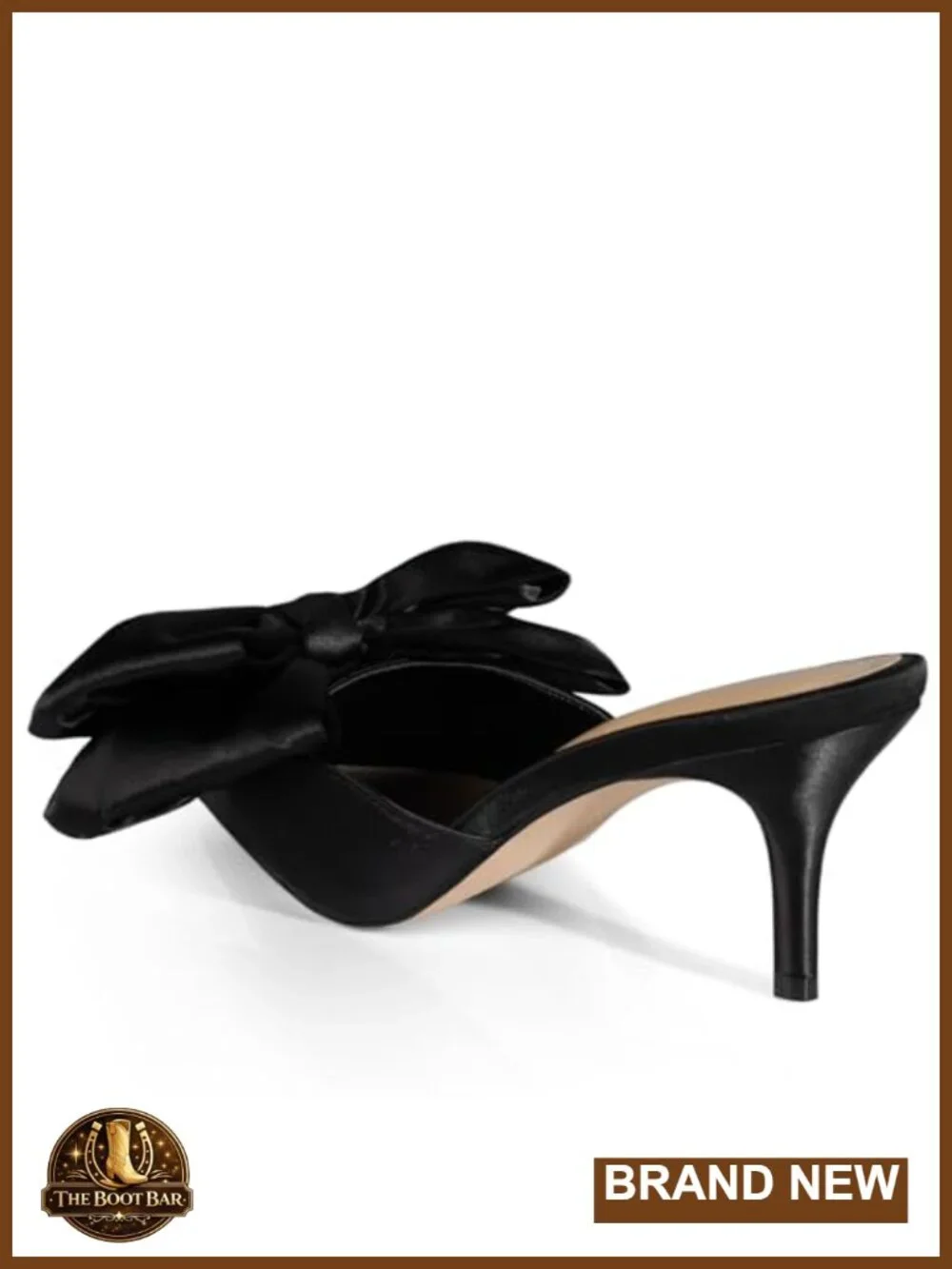 3'' High Heel Satin Mules, Pointed Toe Slip-on Stiletto Party Prom Dress Sandals